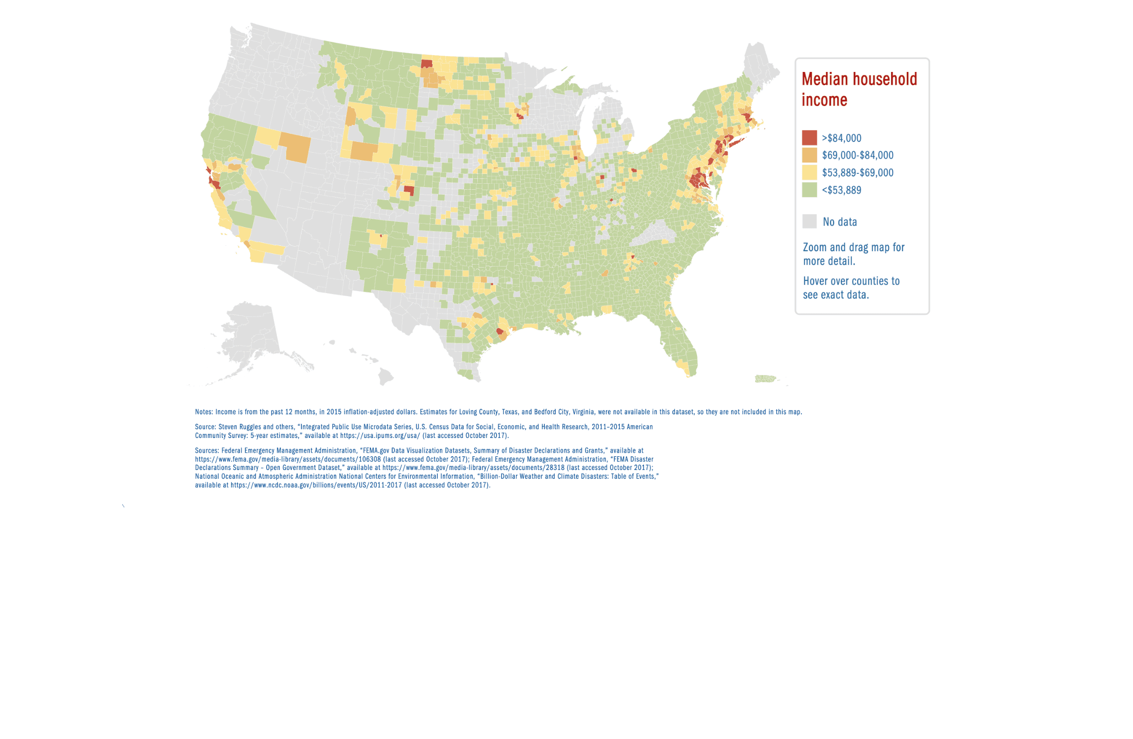$1 Billion U.S. Extreme Storm Disasters Interface State
